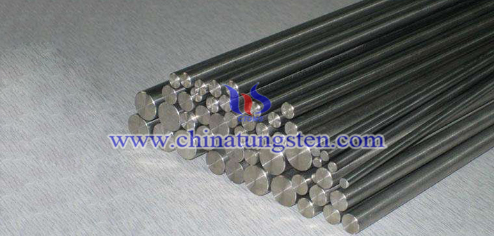 95W4.4Ni0.6Fe tungsten alloy rod picture