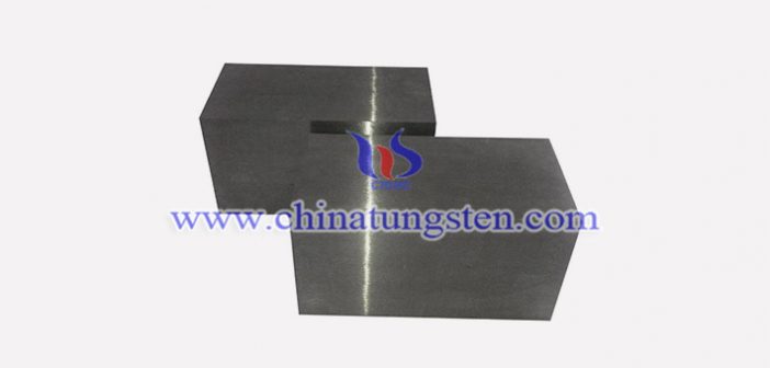 ASTM B777-99 class3 tungsten alloy block picture