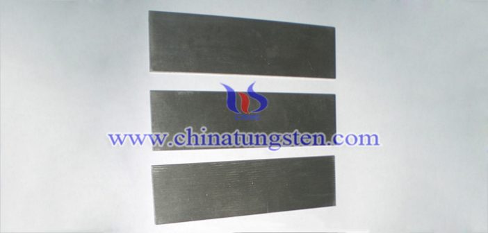 400x128x3mm tungsten alloy plate picture