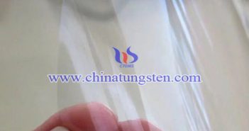 inorganic electrochromic material: WO3 film picture