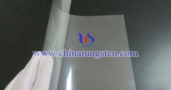 yellow tungsten oxide electrochromic film applied for large area electrochromic glass picture